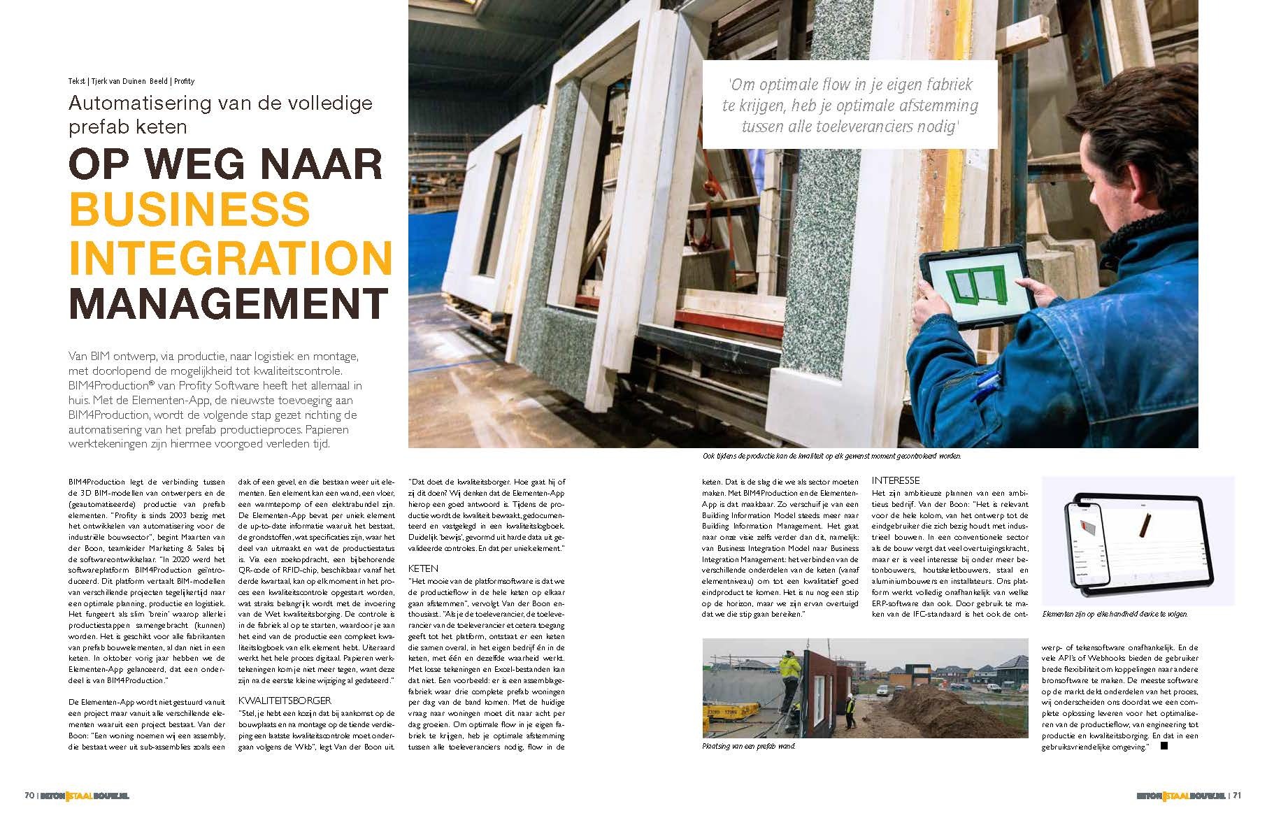 Beton & Staalbouw artikel