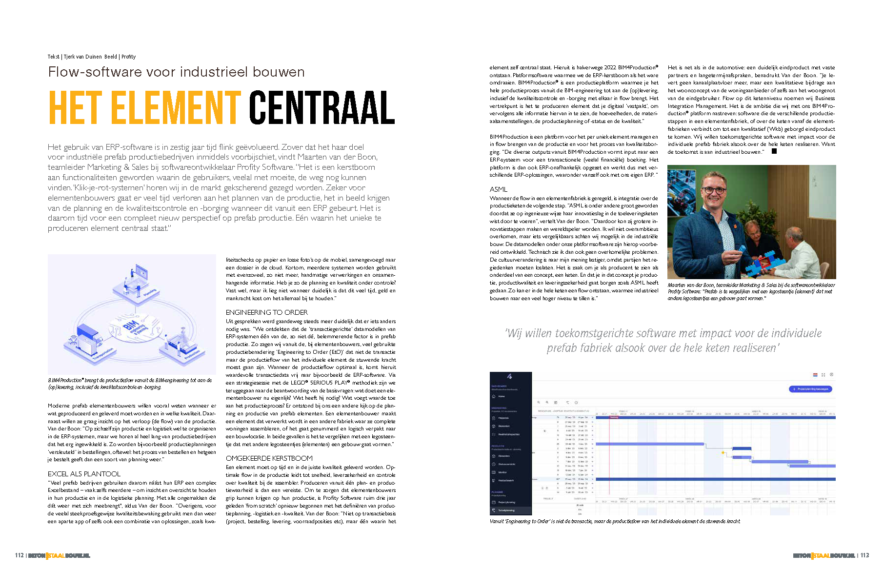 Interview van BIM4Production in het vakblad Gevelbouw 2023